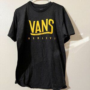 Vans MCMLXVI Charcoal Grey short sleeve Tshirt mens size M